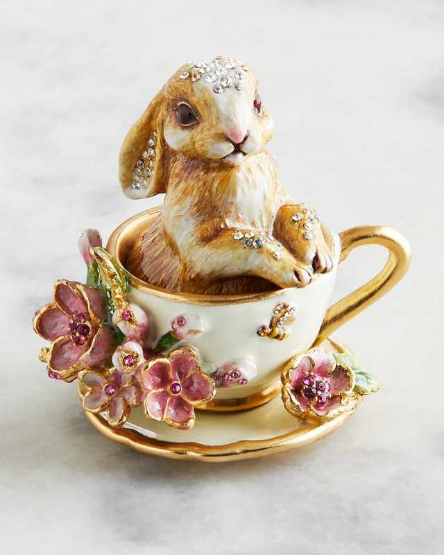 Teacup Bunny Decorative Box